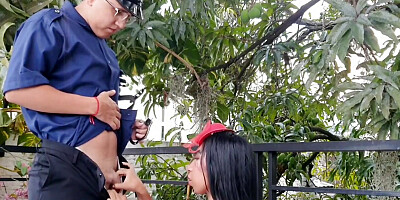 Fake Police Fucks a Latina