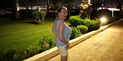 Mature cougar flirting with younger men compilation