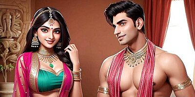 Indian Desi Newly married StepMom ko Dono Bhaiyo Ne Chod dala Suhaagraat ke Din Threesome