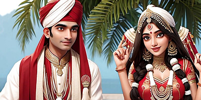 Indian Desi Newly married StepMom ko Dono Bhaiyo Ne Chod dala Suhaagraat ke Din Threesome