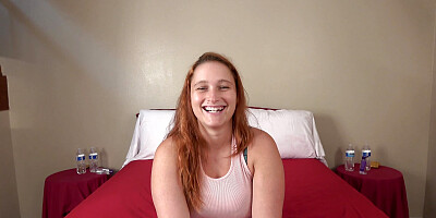 Casting Desperate Amateurs Hot Milf Foxxxy and sweet redhead Ivy getting their tight pussies stretched out