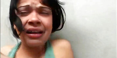 Submissive Slut Worships Interracial Feet!