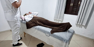 The doctor performs several exams on the patient',s ass and pussy before eating her ass