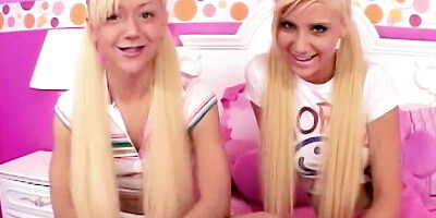 Sultry miss at blonde video