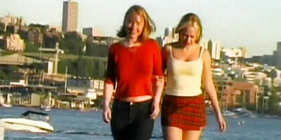 Big-ass French blondes fucked by one lucky dude