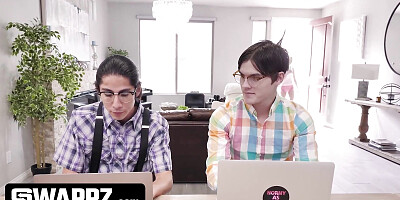 Swappz - Hot Stepsisters Alex Coal and Kenna James Fuck Their Nerdy Stepbros