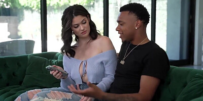 Busty Bad Girl Ellie Nova Takes Bbc From Her Friends Man - Ellie Nova