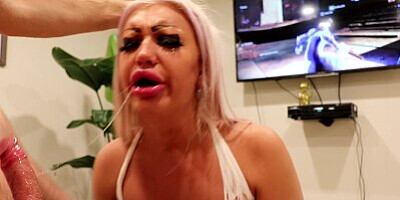 Destiny 2 & Deepthroat Skylar Xtreme Facefuck Blowjob Playing Video Games