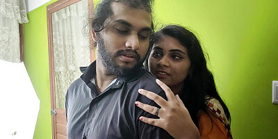 Saree and bra Vaishnavy dominating Sharun Raj kisses on him and remove his shirt, Mallu hot girl dominating his partner &amp, kiss