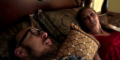 Sex hungry wife Ophelia Kaan finds big cock for cuckold