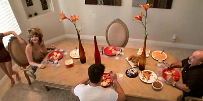 Doggy style hard fuck with a hot blonde girlfriend Elaina Rae