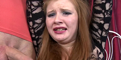 Chubby European Redhead Throated and Dominated by Stepdad