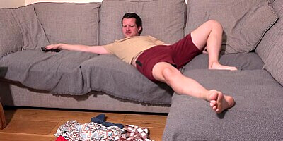 Aunt Judy's XXX - Busty 42yo MILF Landlady Maisie Lewis lets her Lazy Tenant Pay Rent in Cum
