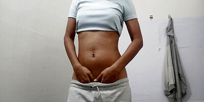 Hot hairy pussy masturbation