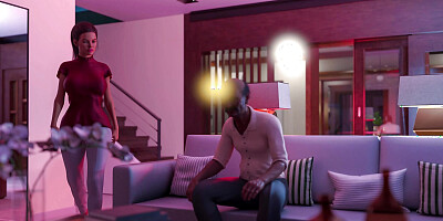 Being a Wife 6 Goro Showed his cock to Christine again