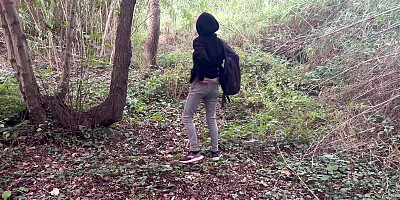 BLOWJOB IN PUBLIC PARK - RISKY SEX THEY SAW US AS PASSING - AMATEUR REAL COUPLE