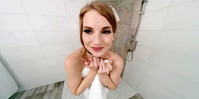 Sexy Busty Taking Shower Before Hot With Octavia Red