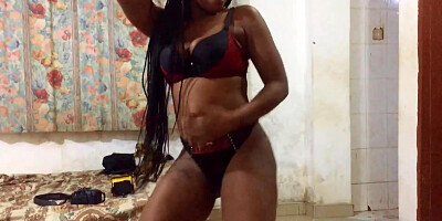 Horny Nigerian Tantine Didn't Expect Such A Black Fat Cock!