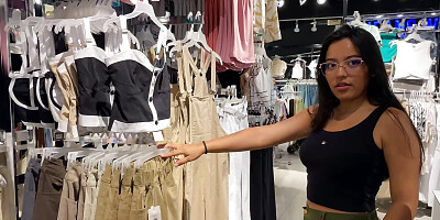 A shopping day ends in a good fuck