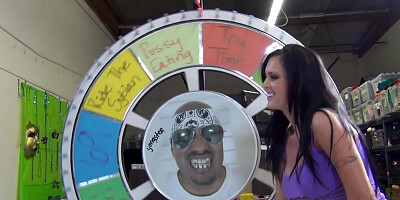 Sexy Brunette Steps Up To Play Wheel Of Debauchery And Rides The Sybian - Bang