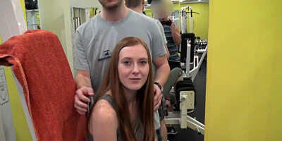 HUNT4K. Spontaneous pickup in the gym causes passionate sex scene