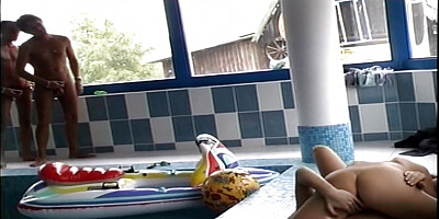 Terrible girls struggling with cock-plunger