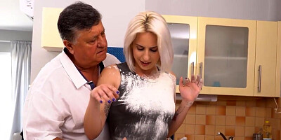 Mature cock is going to keep this blonde fully satisfied