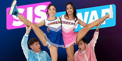 Dani Blu & Jade Kimiko & Rion King & Juan Loco in The Cheerleaders' Plan - SisSwap