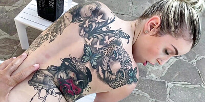 Christian Clay breaks the ass of busty Marica Chanelle