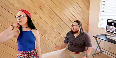 Alex Adams And Bambi Black - Stepdaughter Fucks To Pay Stepdaddys Debt