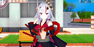 [Hentai Game Koikatsu! ]Have sex with Big tits Vtuber Nakiri Ayame.3DCG Erotic Anime Video.