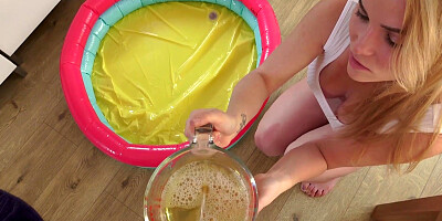 Pissing compilation - piss swallow - piss fetish - Mya Quinn