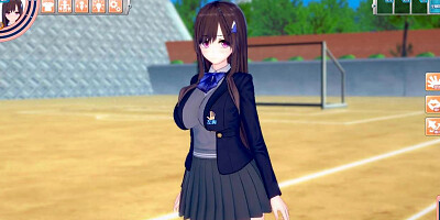 [Hentai Game Koikatsu! ]Have sex with Big tits Vtuber Domyoji Cocoa.3DCG Erotic Anime Video.