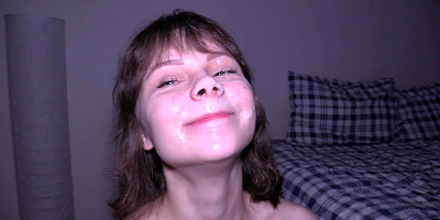 Messy Facials Compilation by Cute Amateur Slut hiyouth - Hottest Cum in Mouth + Cumplay!