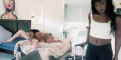 Ana Foxxx, August Skye And Charles Dera In Pack Your Stuff While I Fuck My New Gf