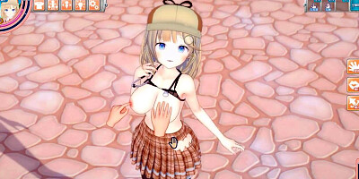 [Hentai Game Koikatsu! ]Have sex with Big tits Vtuber Watson Amelia.3DCG Erotic Anime Video.