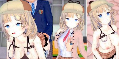 [Hentai Game Koikatsu! ]Have sex with Big tits Vtuber Watson Amelia.3DCG Erotic Anime Video.