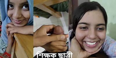 Bangladeshi viral Teacher and student porn. Me with my teacher and I suck my teachers dick.Clear bangla audio. b