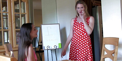 A group of three horny friends playing a Strip Hangman game