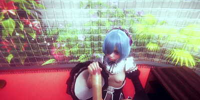 Re Zero Hentai - Rem Hard Sex (Uncensored)