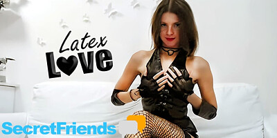 Latex Lover Gina Gerson Puts on a Strap-on by SecretFriends