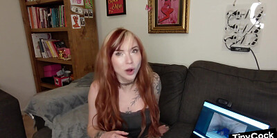 SPH British amateur chick humiliating small cocks in her vid