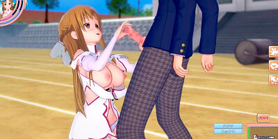 [Hentai Game Koikatsu! ]Have sex with Big tits SAO Asuna Yuuki.3DCG Erotic Anime Video.