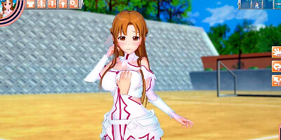 [Hentai Game Koikatsu!]Have sex with Big tits SAO Asuna Yuuki.3DCG Erotic Anime Video