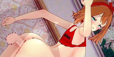 Haruka just has flirting sex