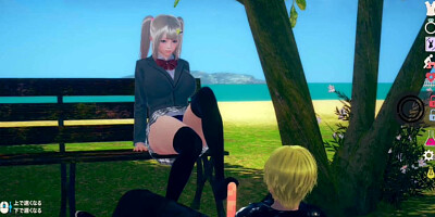 【性格ポジティブで明るい金髪爆乳】 AI少女プレイエロ動画 リアル3DCGエロゲーム【Hentai Game Ai Shoujyo 】Big tits blonde girl is rubbed