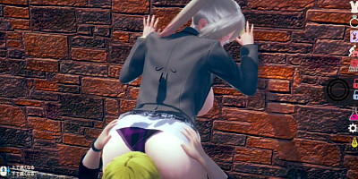 【性格ポジティブで明るい金髪爆乳】 AI少女プレイエロ動画 リアル3DCGエロゲーム【Hentai Game Ai Shoujyo 】Big tits blonde girl is rubbed