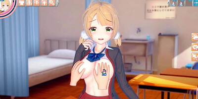 [Hentai Game Koikatsu! ]Have sex with Big tits Vtuber Shigure Ui.3DCG Erotic Anime Video.