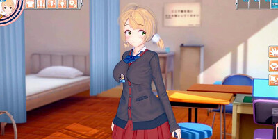 [Hentai Game Koikatsu! ]Have sex with Big tits Vtuber Shigure Ui.3DCG Erotic Anime Video.