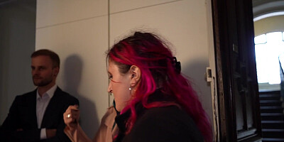 These co-workers secretly touch each other at night - Paranormal Activi'tities Halloween 1/4